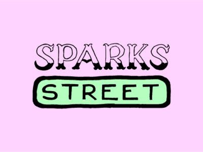 Sparks Street lettering