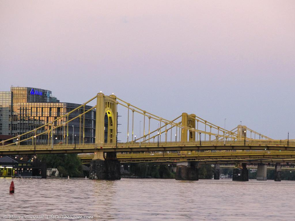 Three bridges on a river