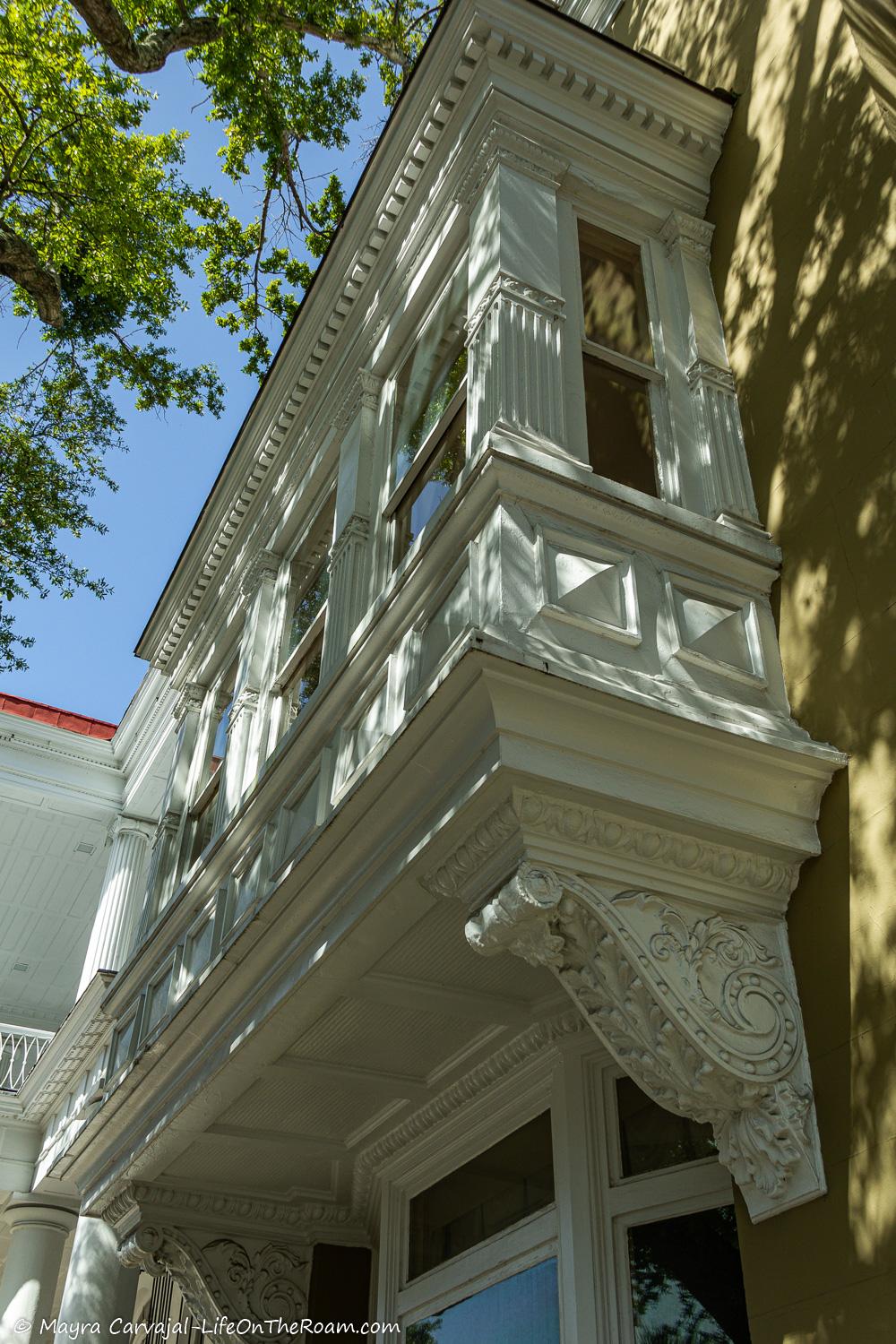 Architectural details in a historic house