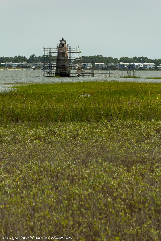 A historic lighthouse