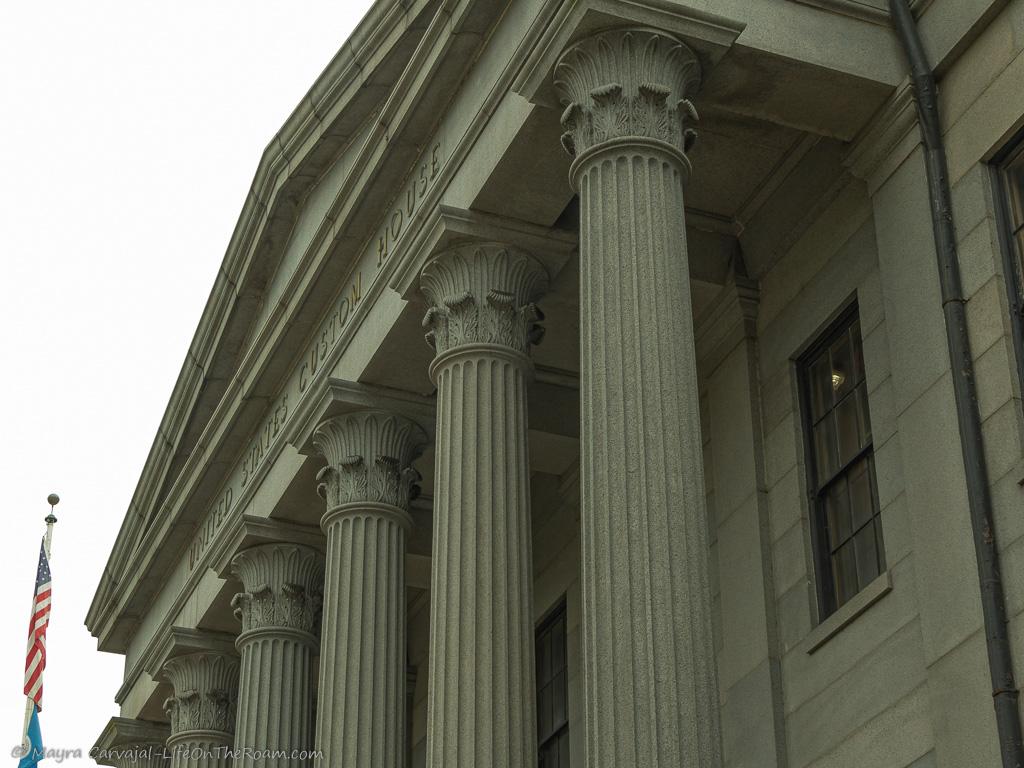 A historic building made of granite