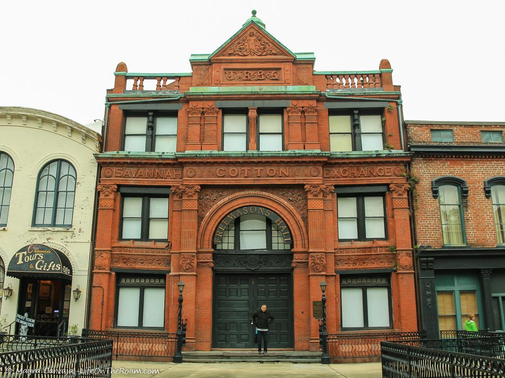 A historic building in brick