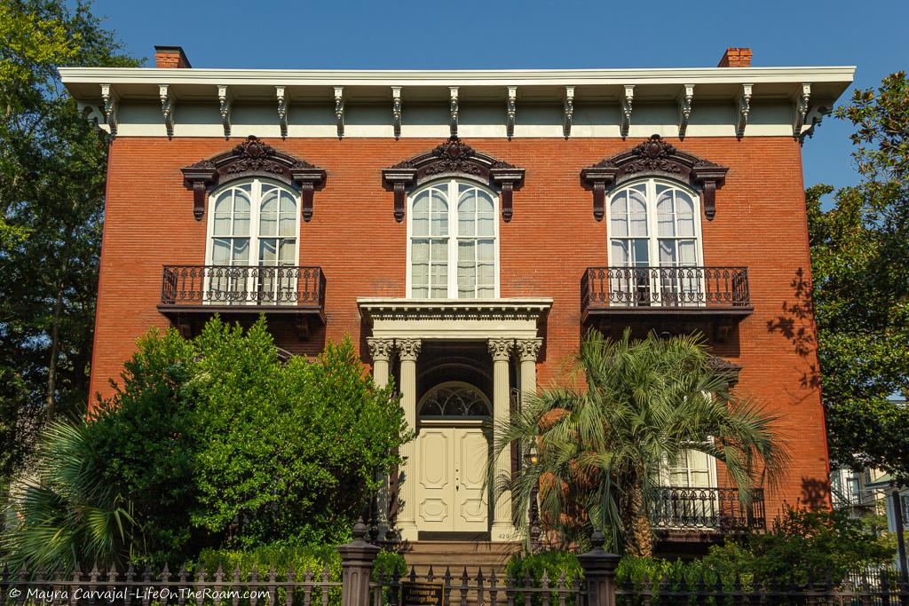 A two-storey historic home 