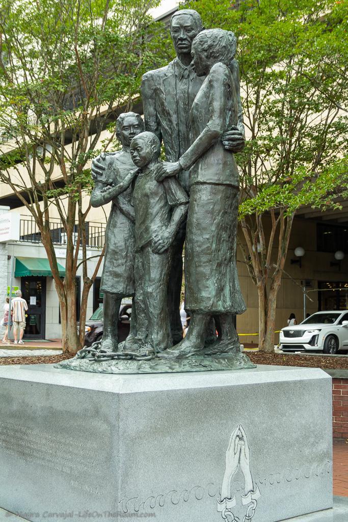 A monument about African American Families history