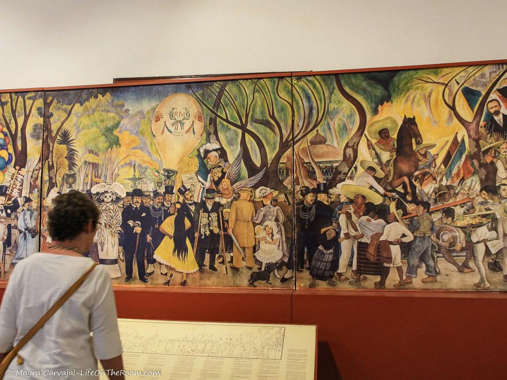 A photo of an artistic mural