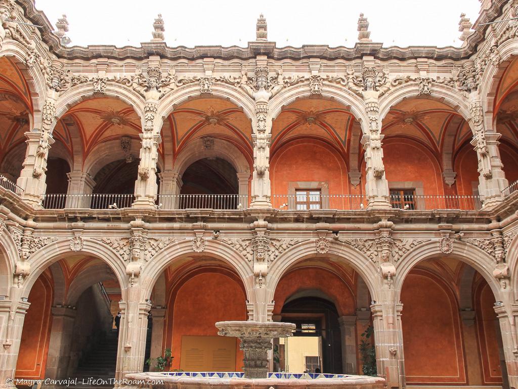 A cloister in an old convent