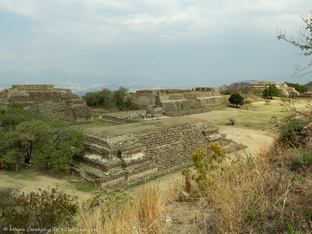A complex of temples in an archeological site