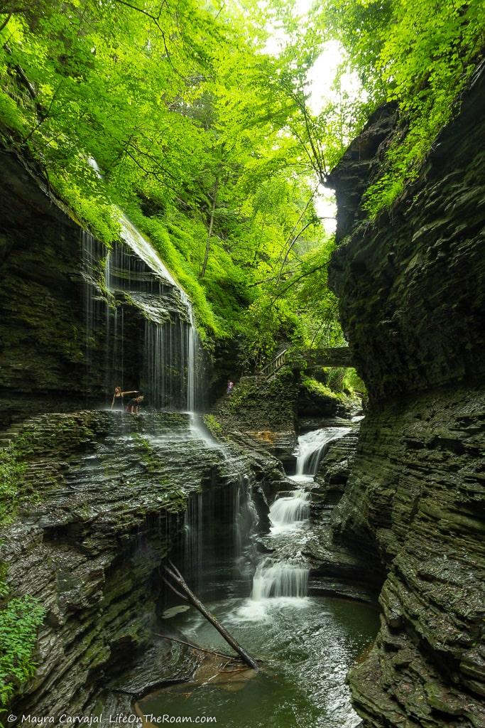 Curtain Falls on the side of a gorge